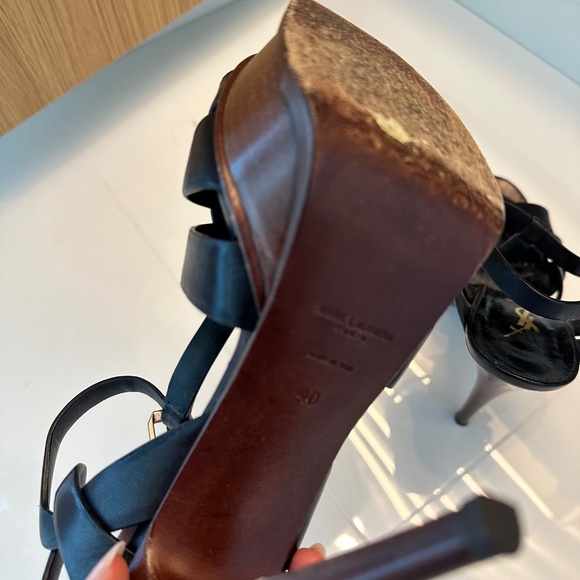 Saint Laurent Tribute Platform Sandals - Picture 4 of 5